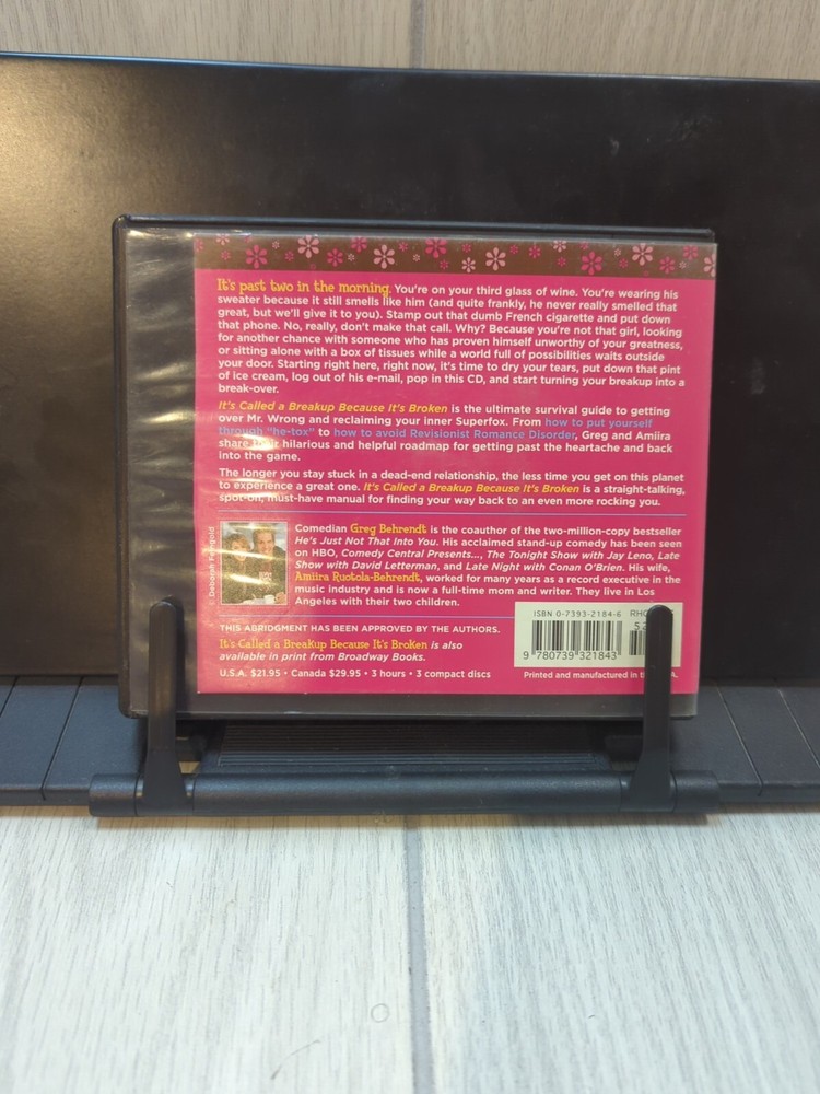 It's Called a Breakup Because It's Broken Audio Cd 2005