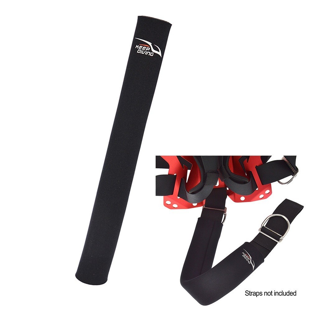 Flexible Webbing Sleeve Soft Pad Protection for Scuba Diving Crotch Strap