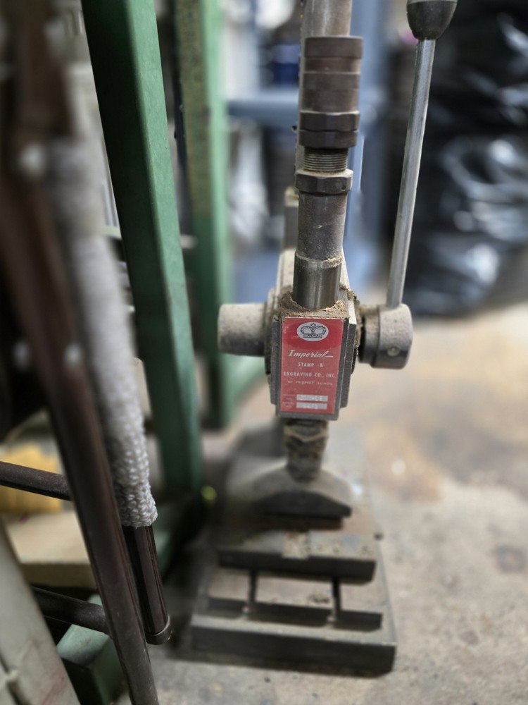 Imperial CONSTANT DATA MACHINE Metal Marking Hand Stamping