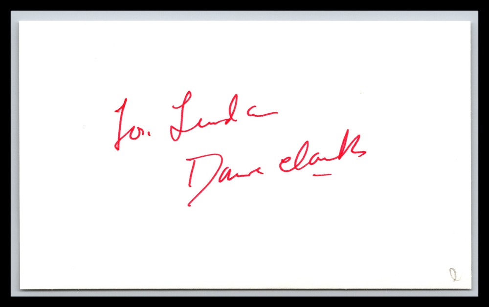 Dane Clark - Actor - 3x5 Card - Signed / Autograph (e)