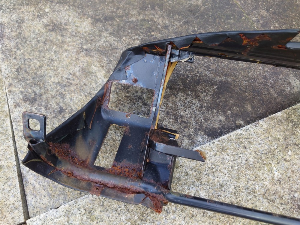 Jaguar XJS Dashboard LONG Centre Console Top Front Frame Assembly Black RHD