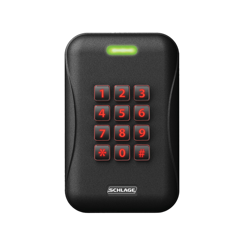 Schlage MTK15 Multi-Technology Reader with Keypad – Black