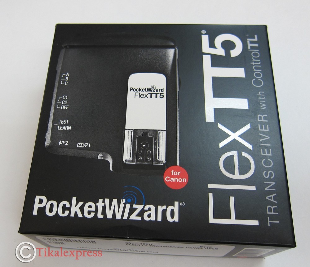 Combo - PocketWizard FlexTT5, TT1 Transceiver & AC3 For Canon TTL Flashes