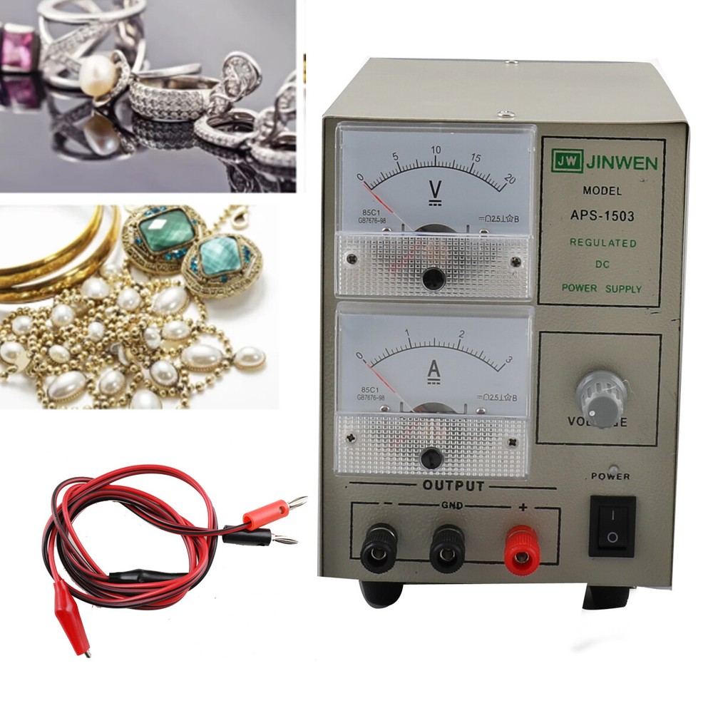 3A Gold Plating Kit Machine Jewelry Plater Electroplating Silver Plating Machine