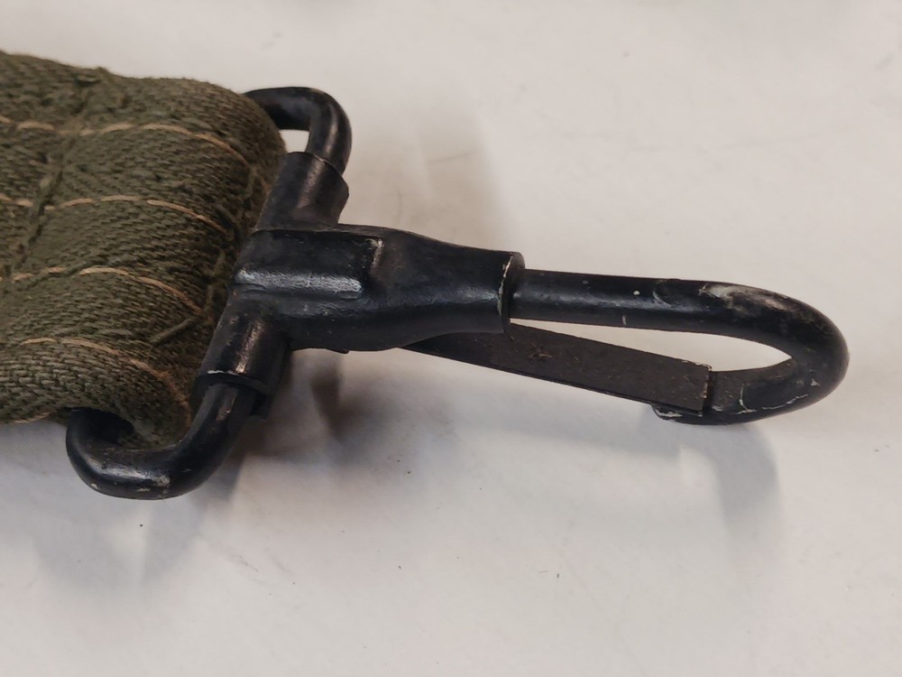 Rare WW2 US Ackerman Canvas Canvas Heavy Duty Stitched GP Strap 1945 Dated