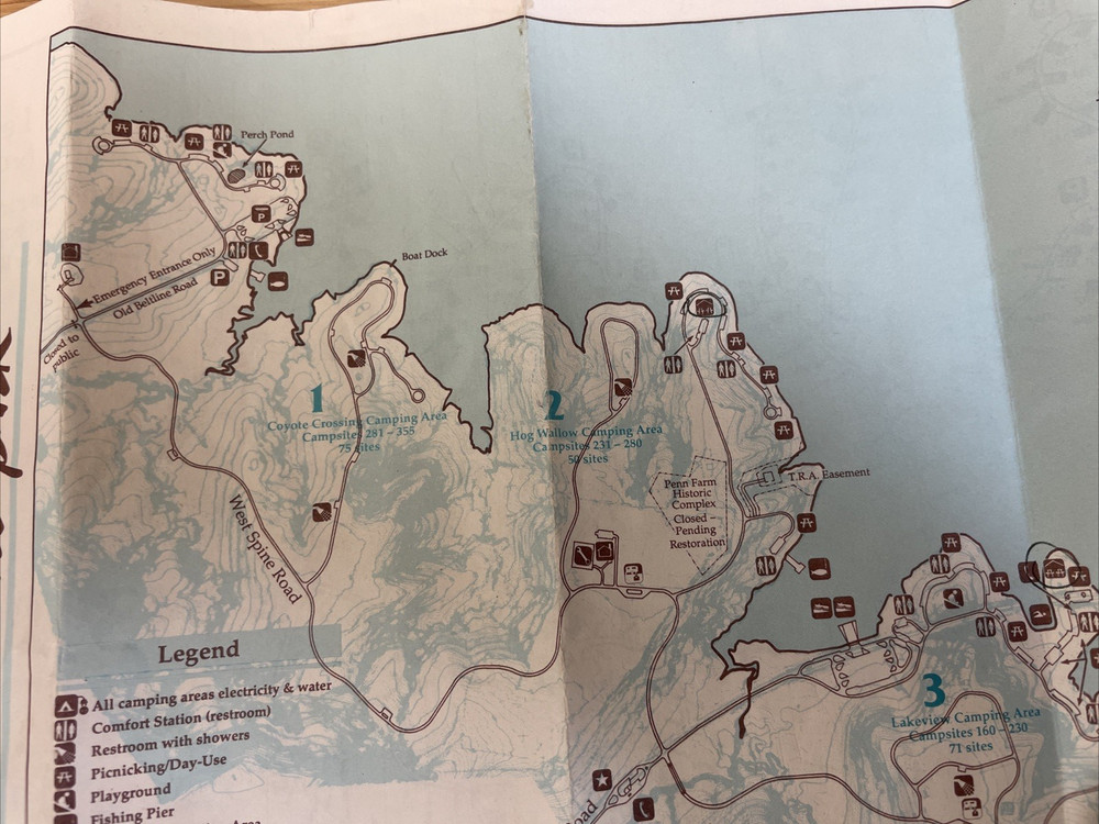Used Cedar Hill State Park Map