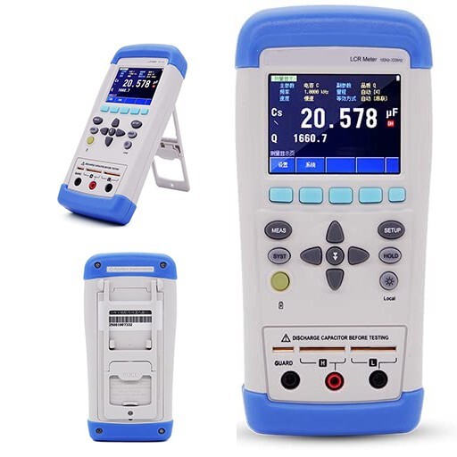 Digital LCR Meter 10kHz with DCR Function Display Range L 0.01uH-9999H