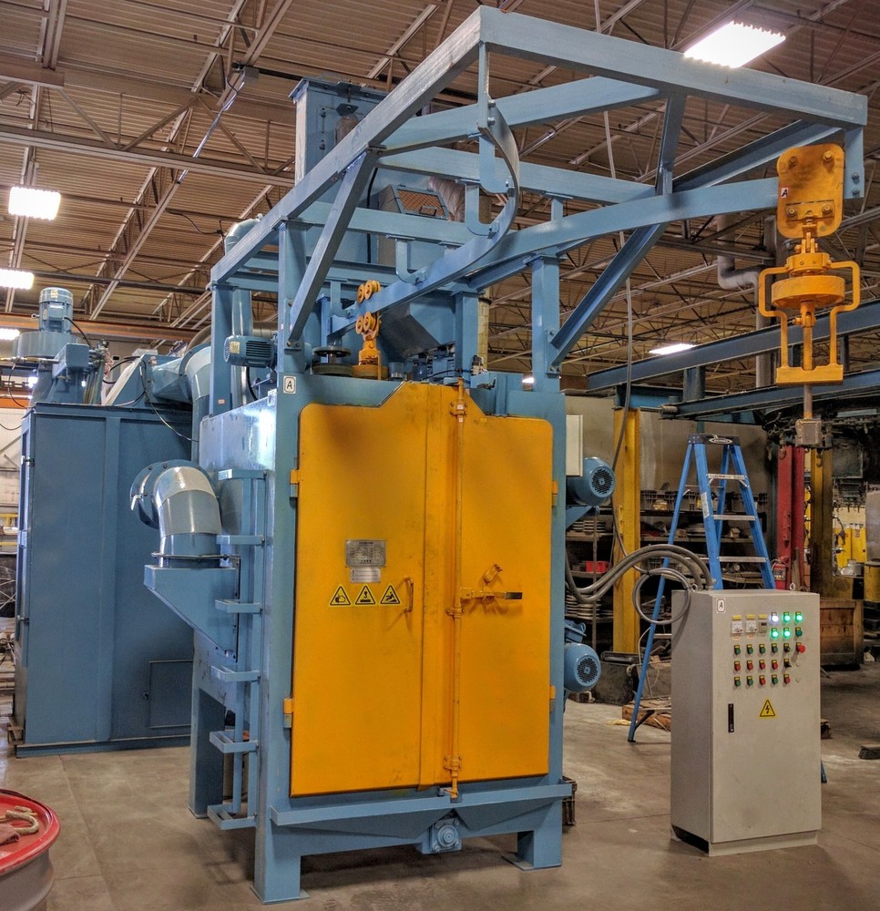 Spinner Hanger Sandblasting Machine, Blast Cleaning Equipment, Shotblast Systems