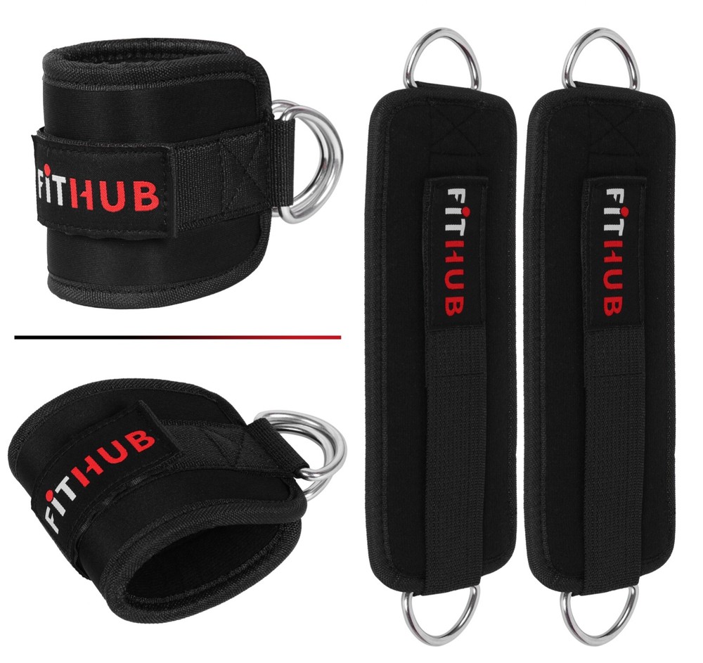 Ankle Straps For Cable Machine Kickbacks Glute Workouts Lower Body Exercises USA