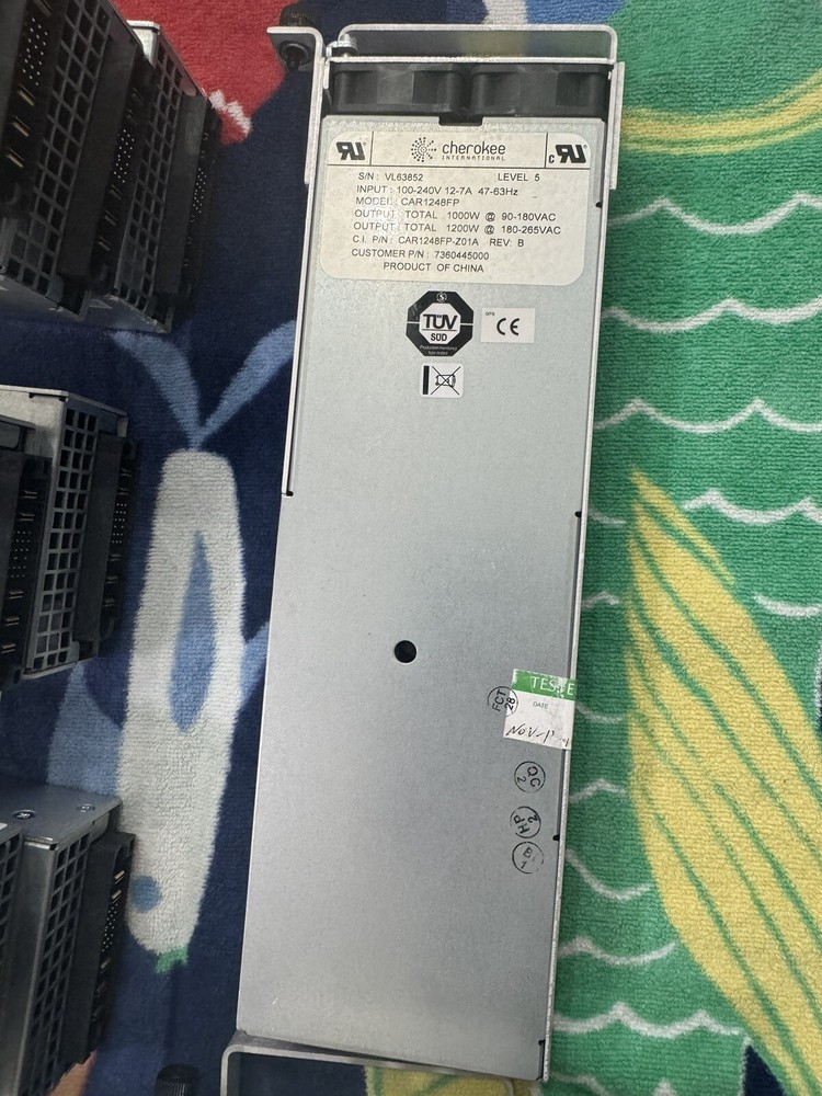 Cherokee International Front End Power Supply CAR1248FP