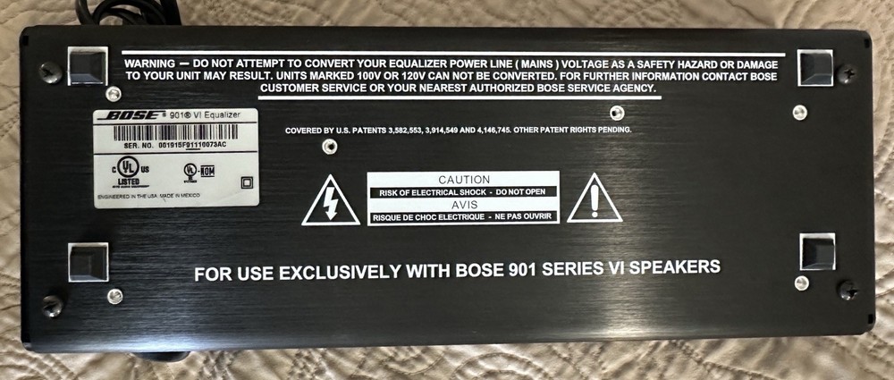 Bose 901 Series VI Active Equalizer EQ - NEW - PLEASE READ DESCRIPTION RARE HTF!