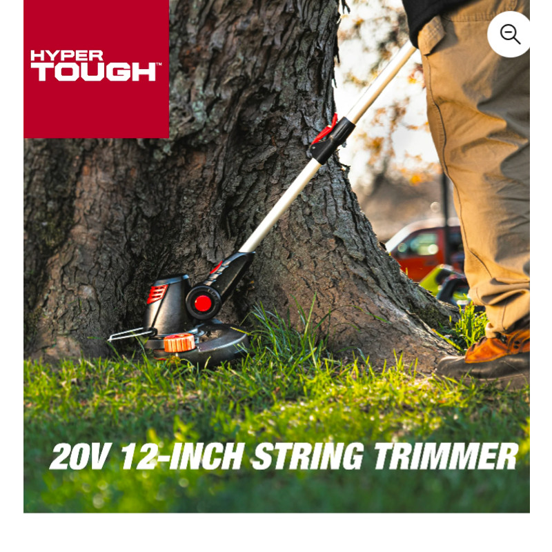 Hyper Tough 20V Max Cordless 12-inch String Trimmer