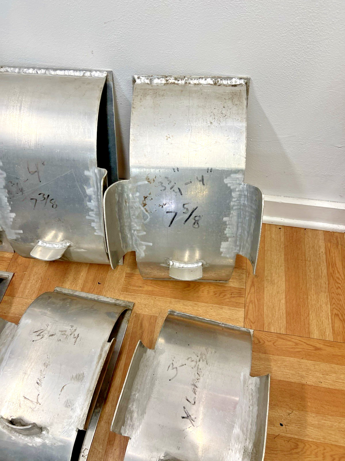 Vintage Aluminum Hat Mold Lot MILLINERY Cowboy factory industrial making metal