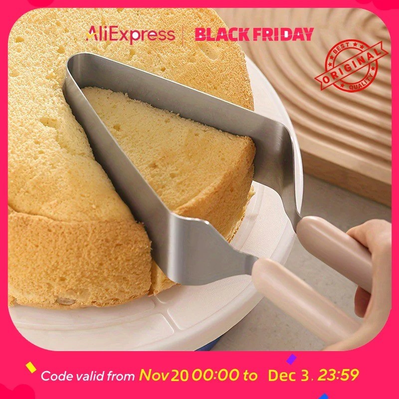 Stainless Steel Cake Knife & Server for Wedding, Sharp & Easy Clean