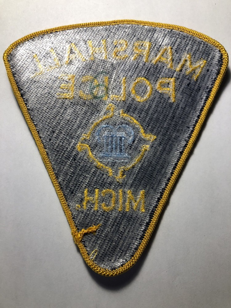 Marshall Michigan Police Patch ~ Vintage