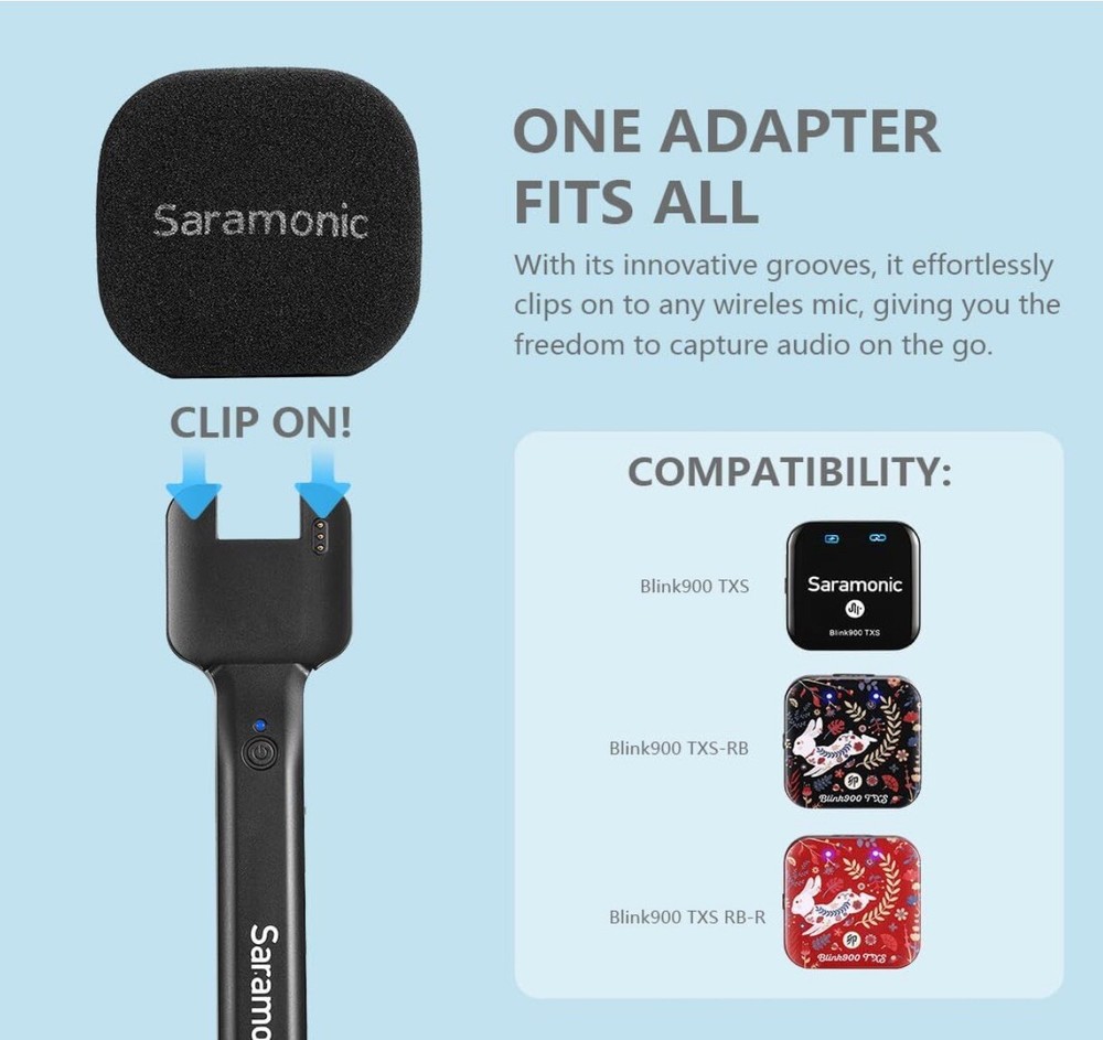 Saramonic Wireless Handheld Microphone Holder, Blink900