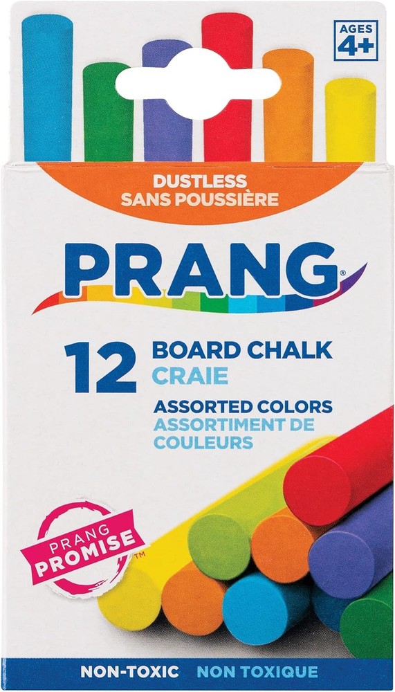 Prang Assorted Chalk – Bold, Long-Lasting Colors