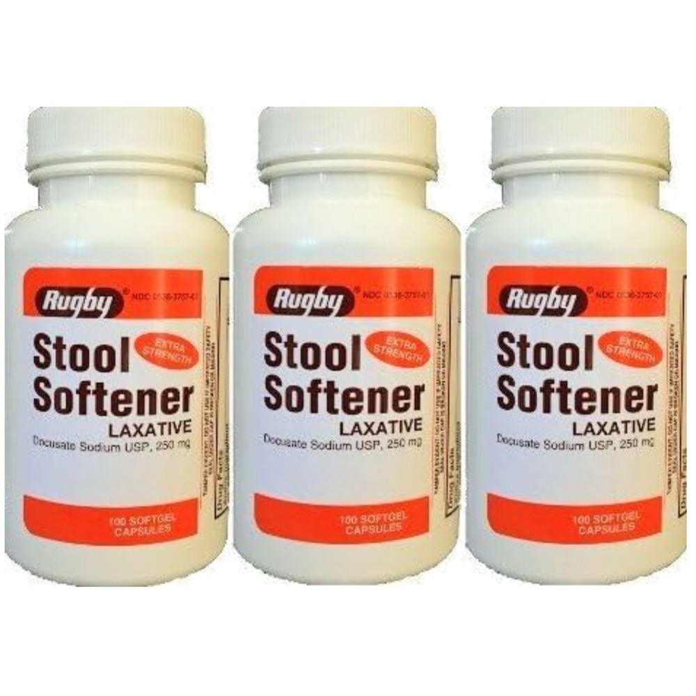 Extra Strength Rugby Docusate Sodium Softgels