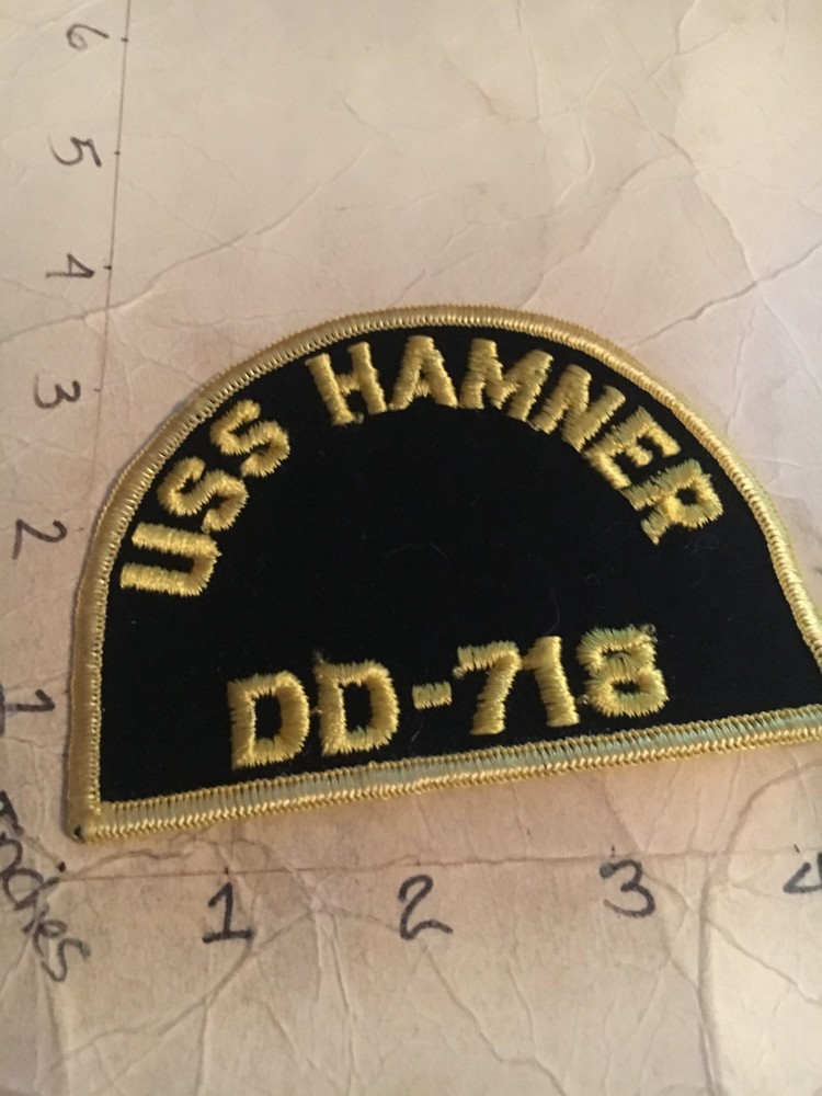 US NAVY USS Hamner DD-718 Patch 10/5/25