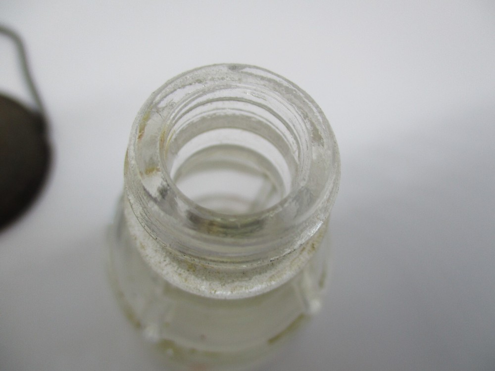 Vintage Miniature Glass Railroad Lantern Candy Container