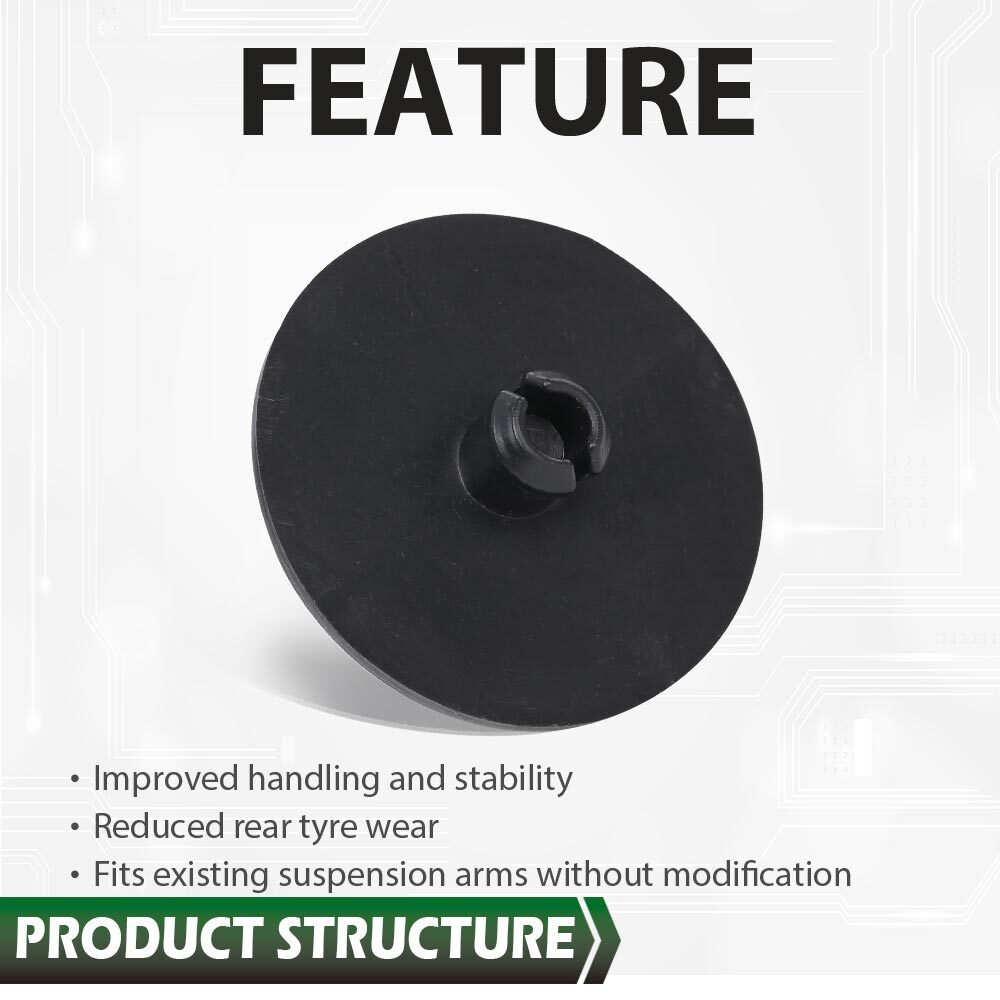 2" Leaf Spring End Tip Pad Anti Squeak Insert Cushion Plastic Silencer