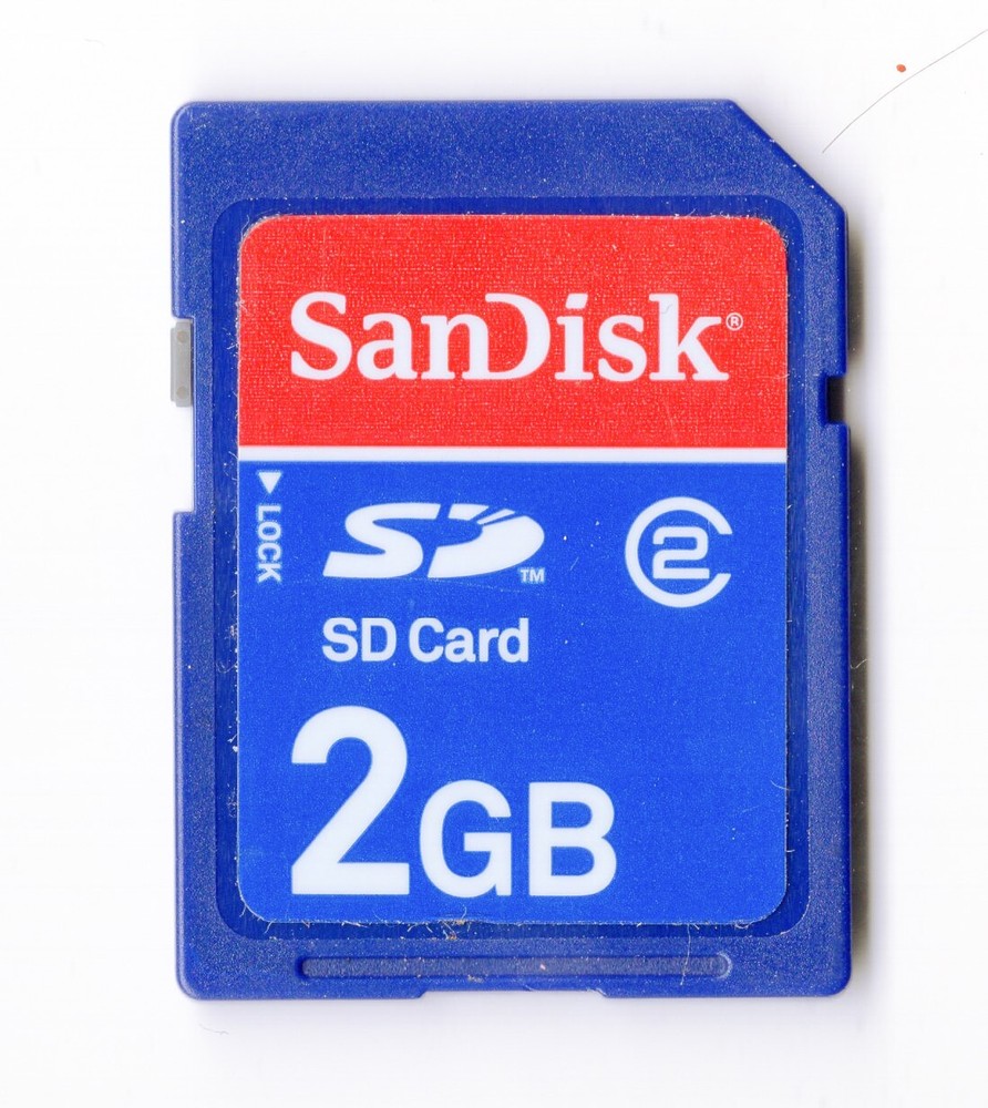 Sandisk 2GB SD Class 2 Camera Memory Card