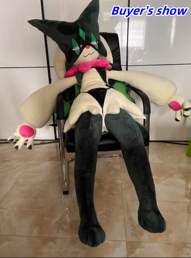 Anime 1:1 Giant Meowscarada Plush Doll Stuffed Toy Soft Pillow Plushie Gift 59''