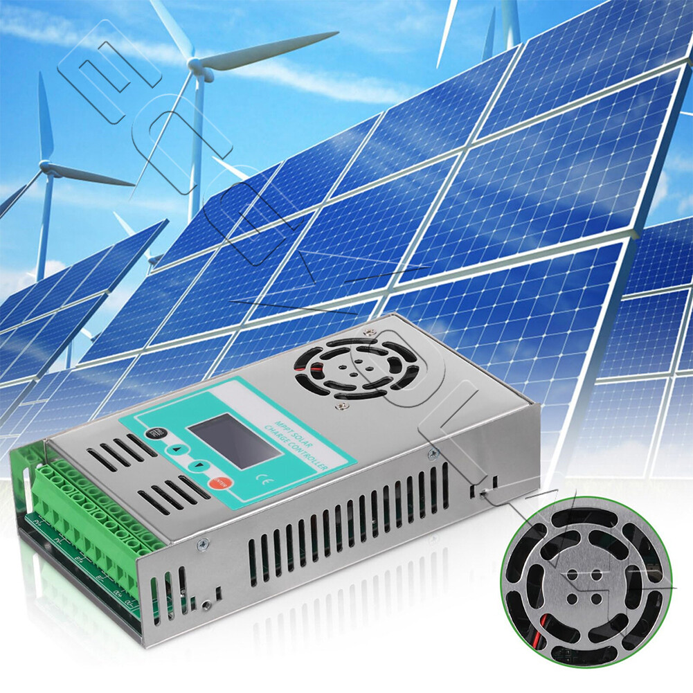 US STOCK 60AMP MPPT Solar Charge Controller 12V 24V 36V 48V DC Battery Regulator