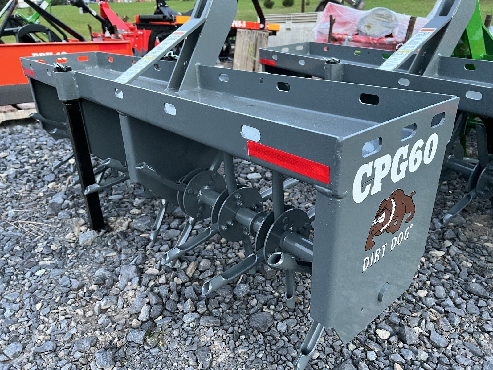 New Dirt Dog Plug Core Aerator 5' in Gray