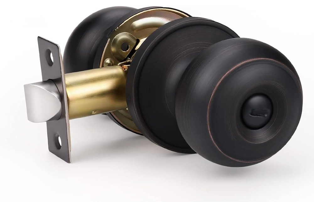 Oil-Rubbed Bronze Interior Door Knobs, Interior Door Knobs Bedroom, Bronze Do...