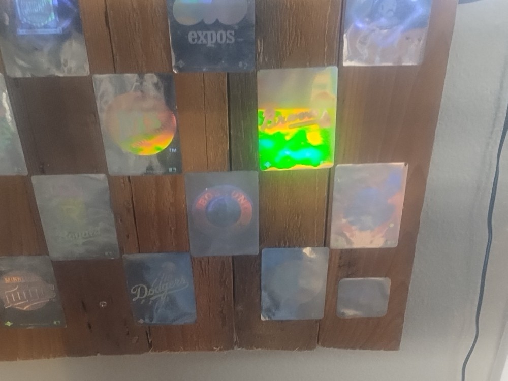 Baseball Wood Art