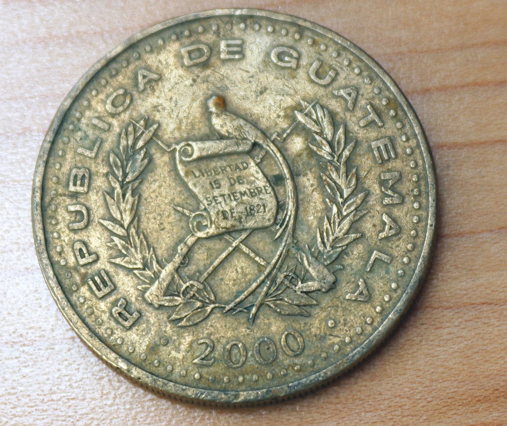 2000 Guatemala 1 Quetzal