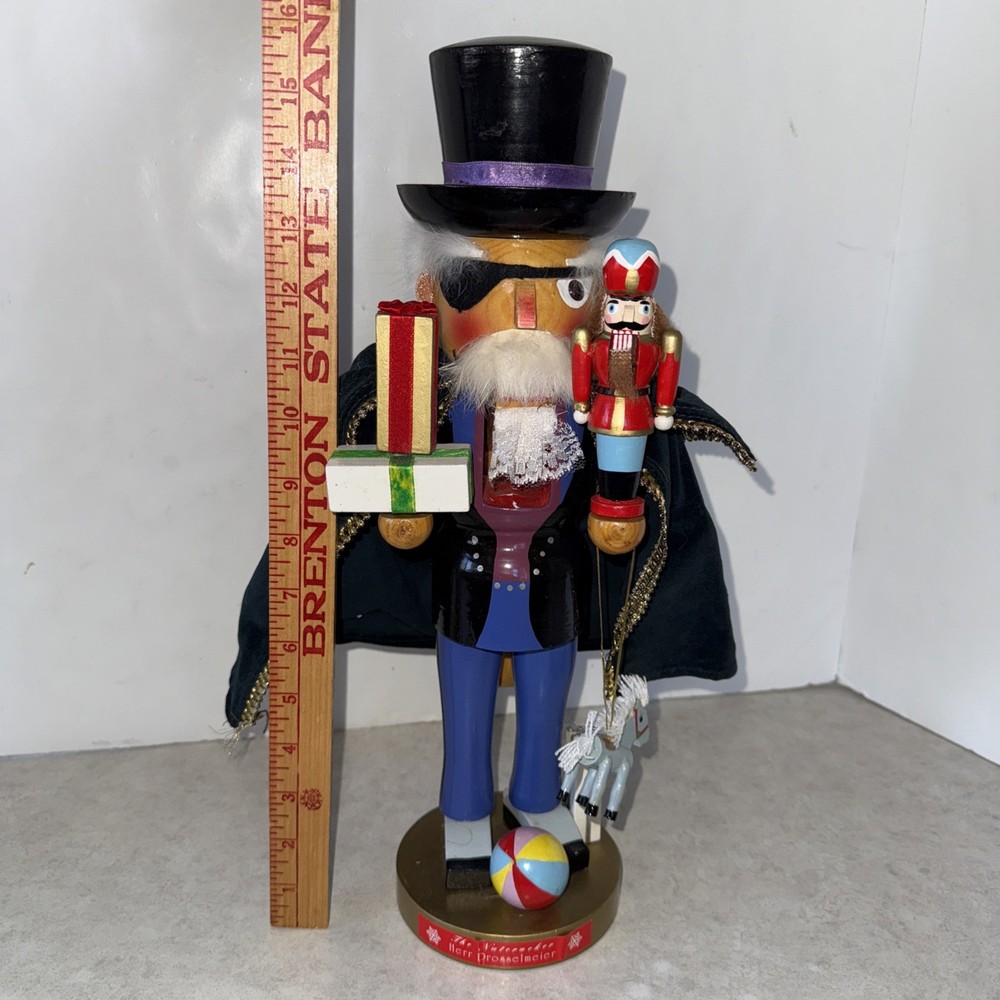 16" Nutcracker Kurt Adler Herr Drosselmeier Drosselmeyer Steinbach German Patch