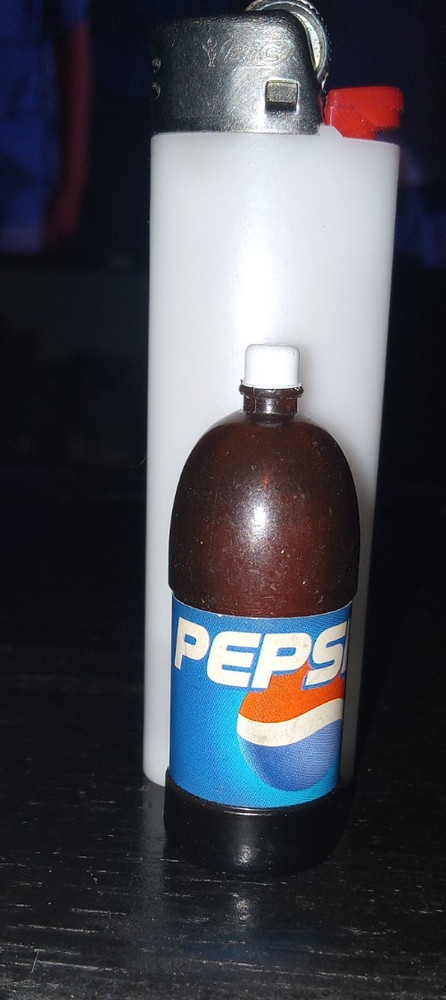 1 Mini Pepsi Plastic Bottles Thailand 1 3/4"