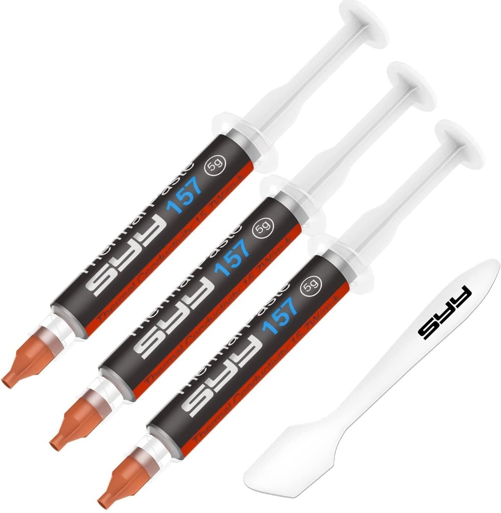 Pro 15g Thermal Paste Kit for CPU/GPU - Max Heat Dissipation, Beginner Friendly