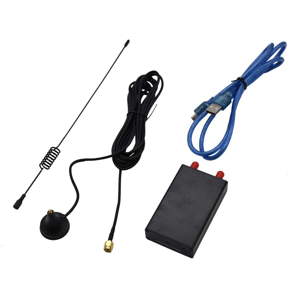 100KHz-1.7GHz UV HF RTL SDR Software Defined Radio Tuner Receiver USB& Cable