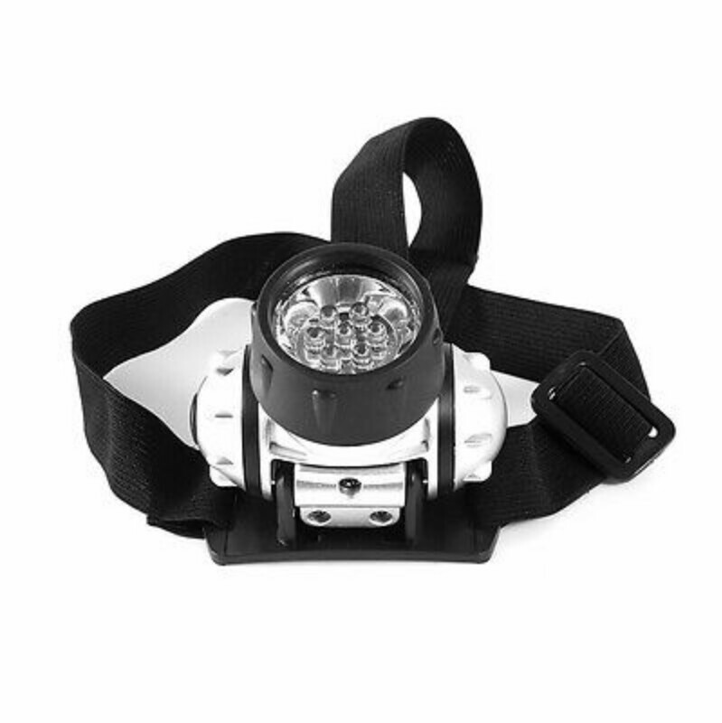 Flashlight Headlight Longshot Ultra Bright LED Light Headlamp Adjustable Strap