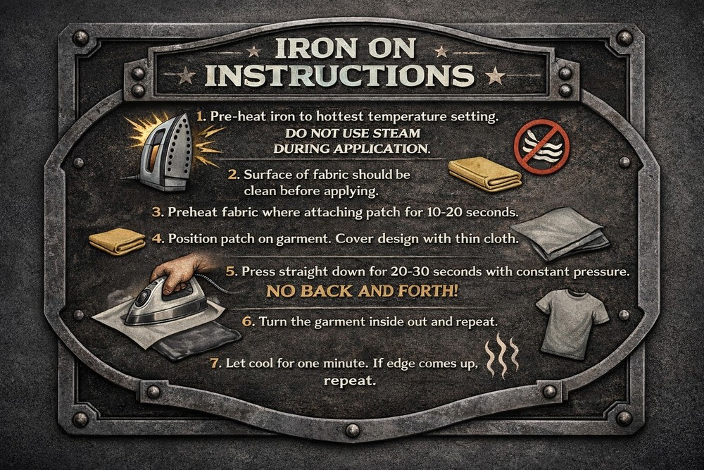 Von Dutch Patch Iron On Sew On