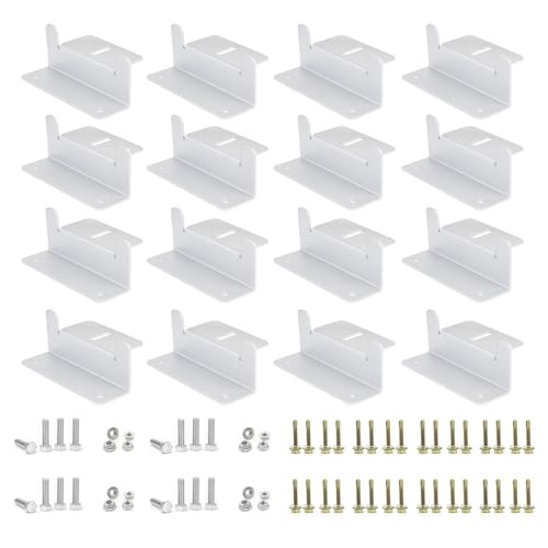16 Units Solar Panel Mounting Brackets,Z Bracket Sets 4 Pack Z Bracket