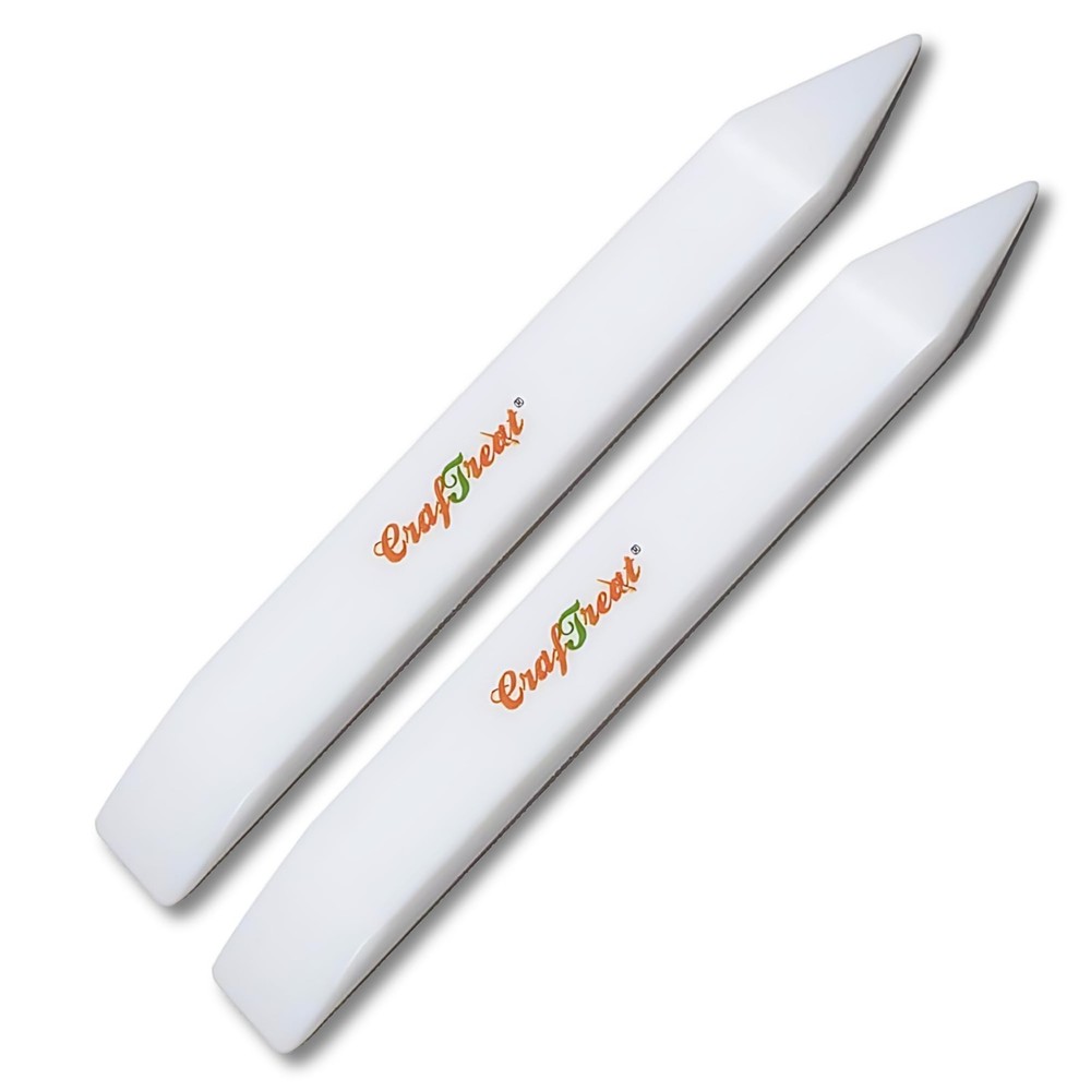 Large Teflon Bone Folder Tool Set - 2 Pcs for Paper Crafting, Card Making, Scrap