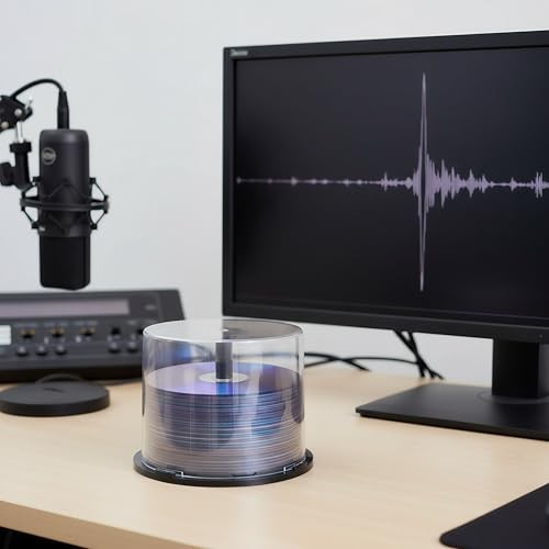 CD/DVD Empty Cake Box Spindle, 2pcs Empty DVD Storage CD Container Cake Box