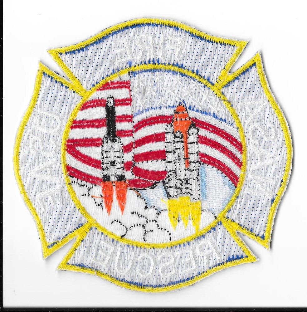 NASA USAF Fire Rescue Shoulder Patch V1