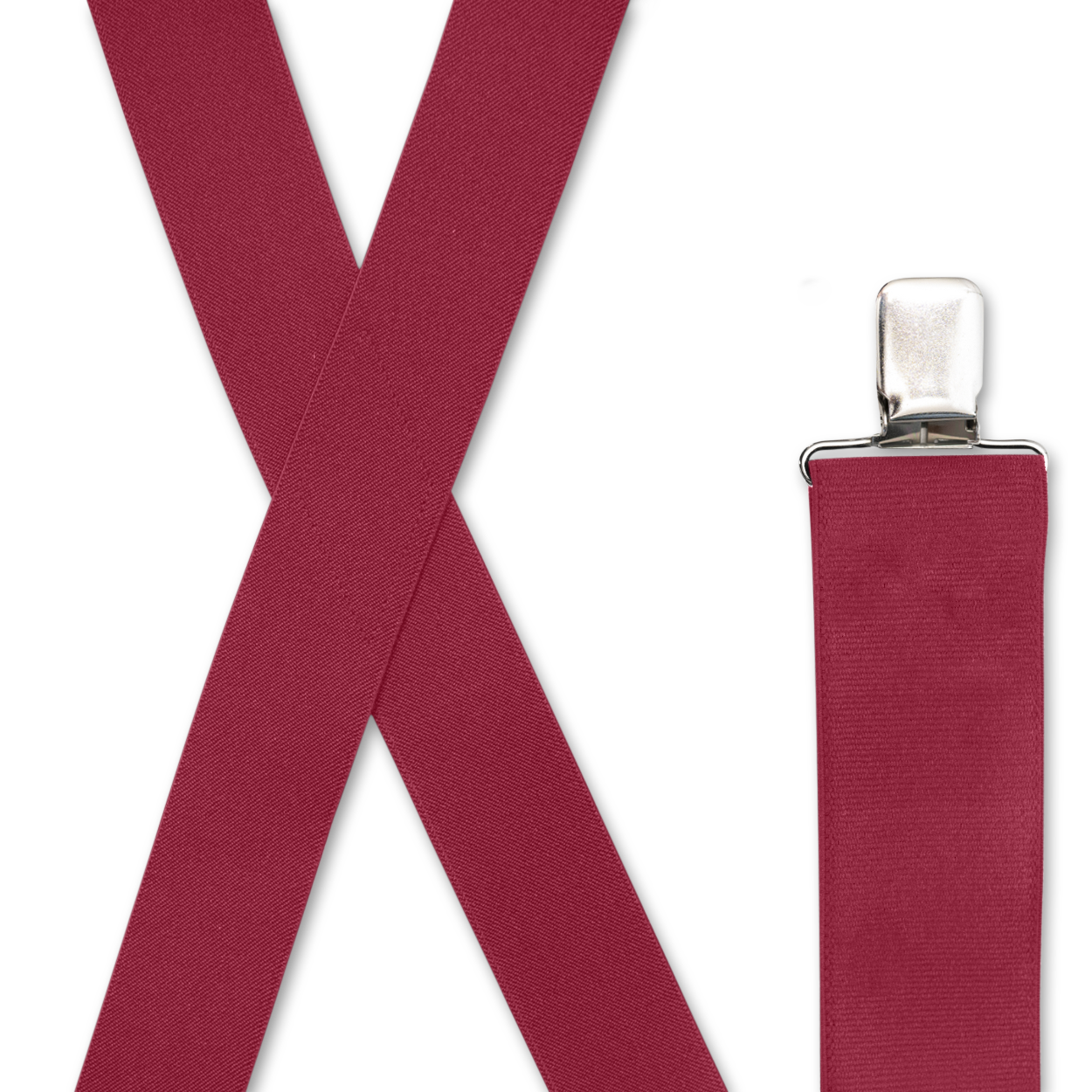 Men's Suspenders - Strong Clips, Many Colors, X Style 1.5" & 2", USA Made