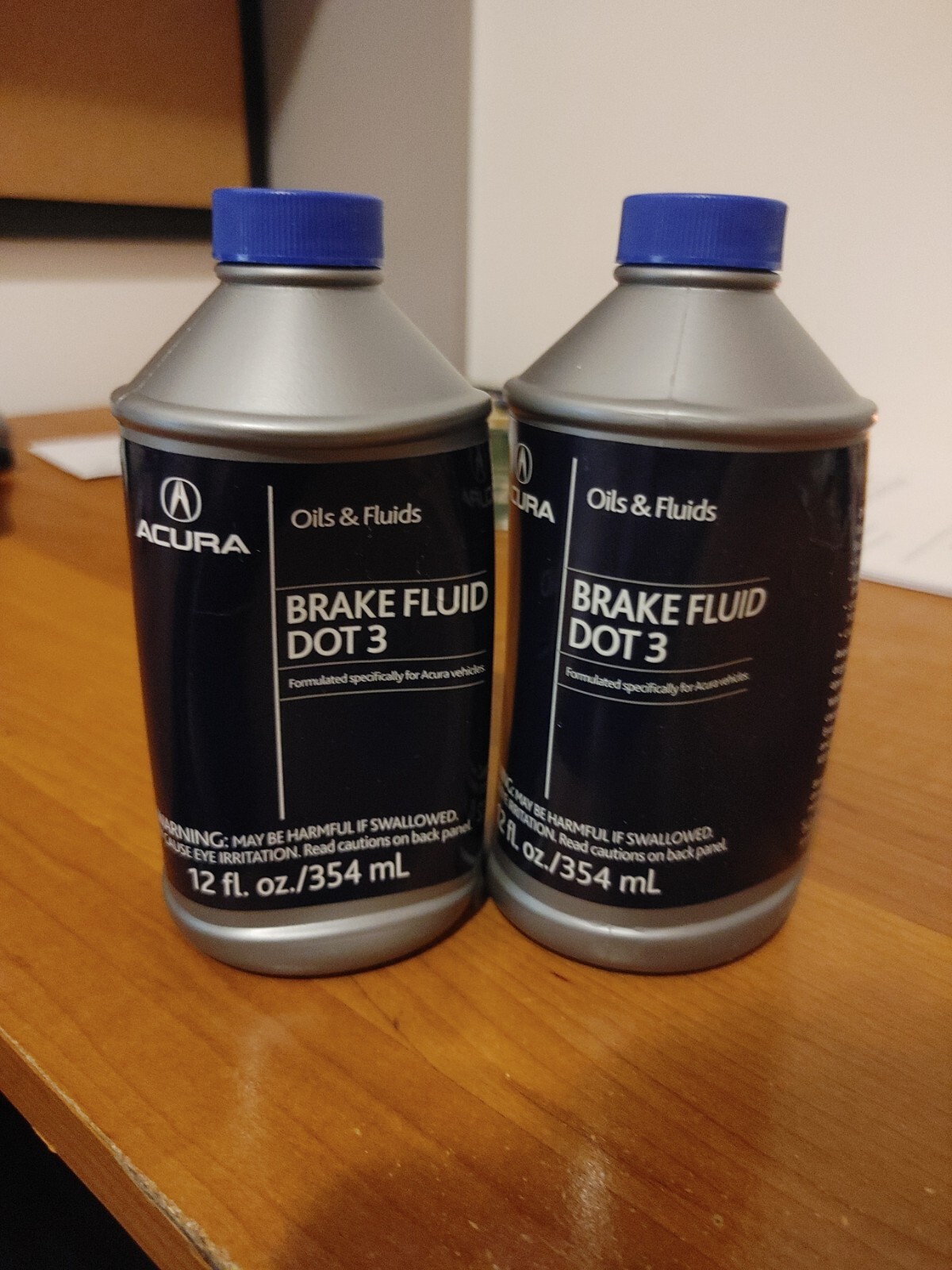 2 x Bottles Honda Genuine OEM Brake Fluid DOT 3 SEALED 12oz NEW