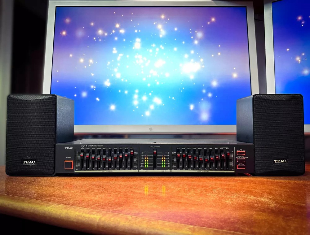 TEAC EQA-5 🌈RaRe🌈 Stereo Equalizer + Teac Speakers Bundle