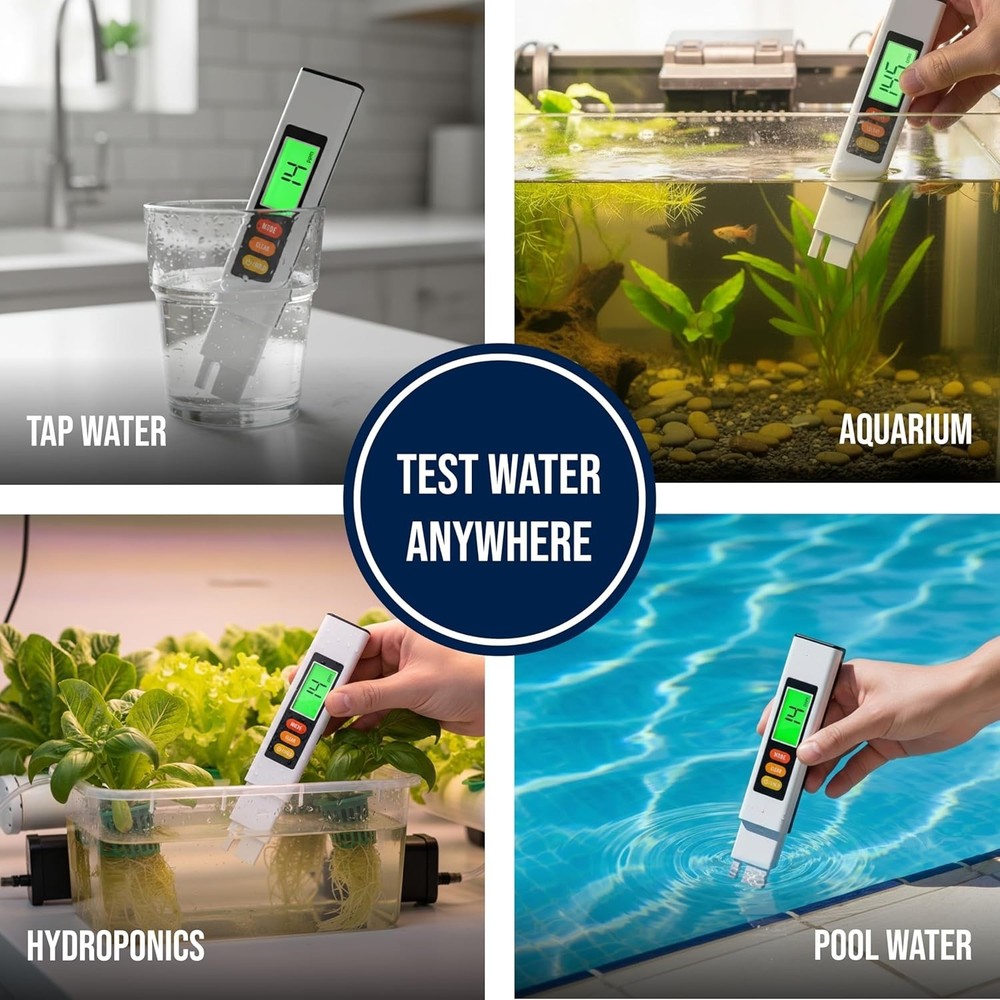 Reliable Total Dissolved Solids Meter with 3- Guarantee for Water Quality