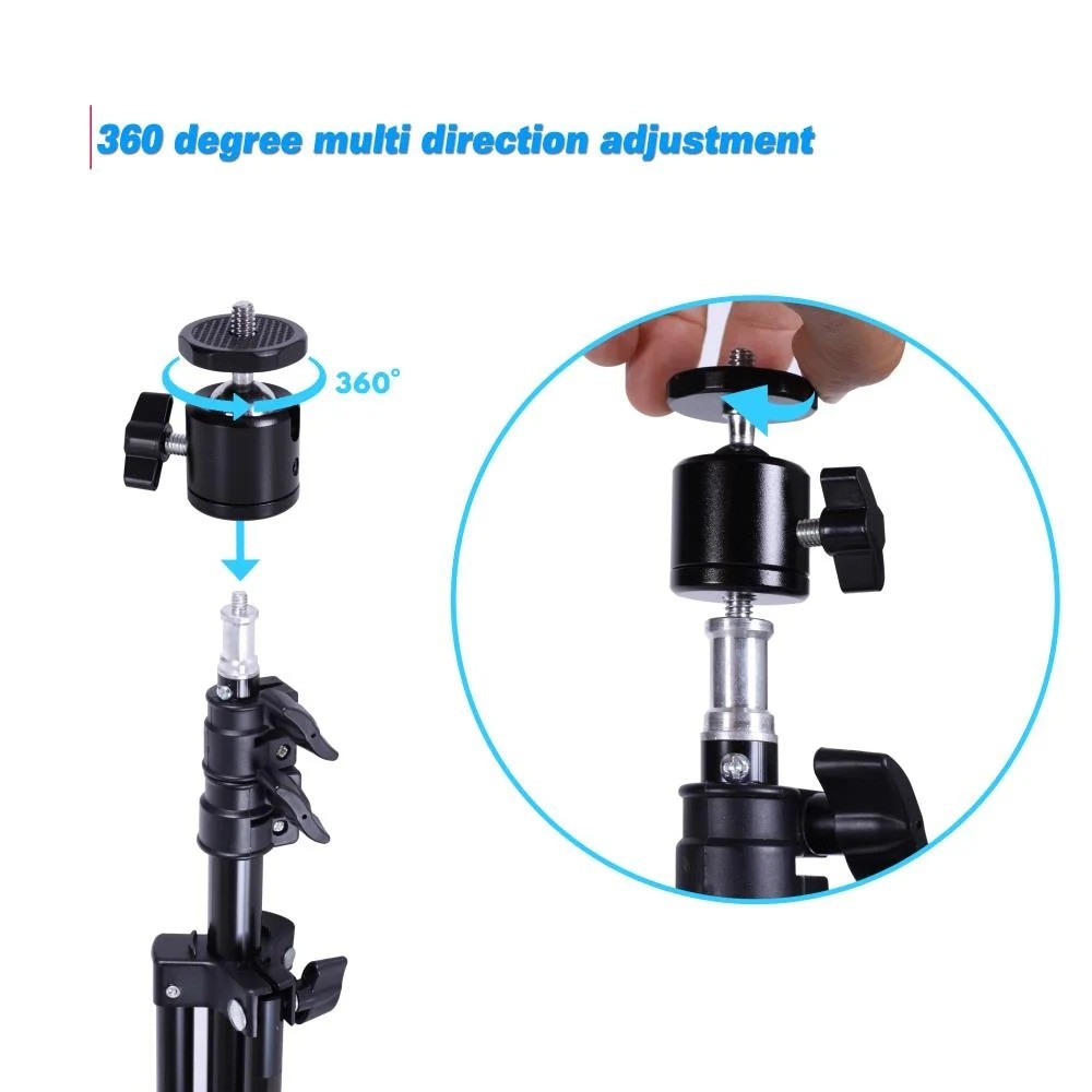Camera Camcorder Projector Tripod Stand Heavy Duty W/ 360 Degree Adjustment