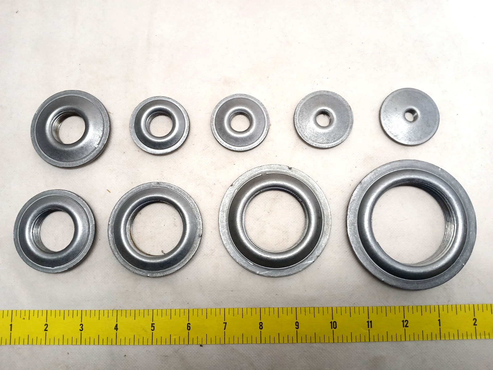 Mild Steel Weld-In/Weld-On Bung - 1/8" to 2" - Fuel Tank Flange Fitting