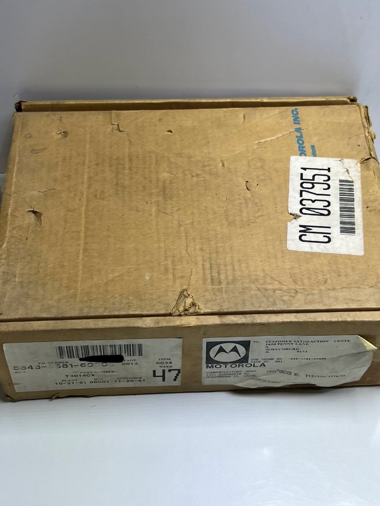 Motorola Saber Encryption Key Loader DVP-XL Variable Key Loader T3014CX SECURENE