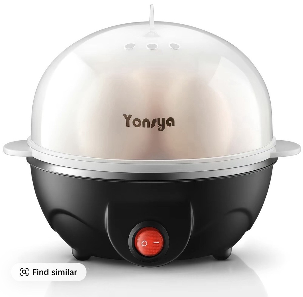 Electric Egg Cooker 6-Egg Capacity